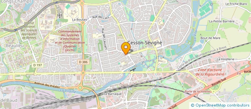 localisation de l'entreprise PHONE SEVIGNE  CESSON-SEVIGNE