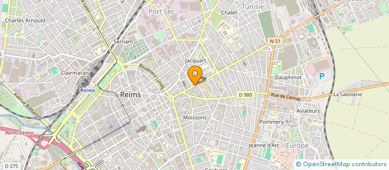 localisation de l'entreprise PHONE STORE à REIMS