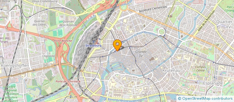 localisation de l'entreprise PHONEFIXE  STRASBOURG