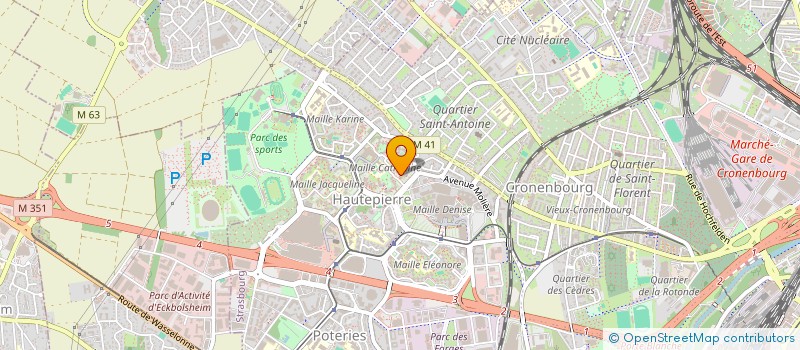 localisation de l'entreprise PHONEMARKET67  STRASBOURG