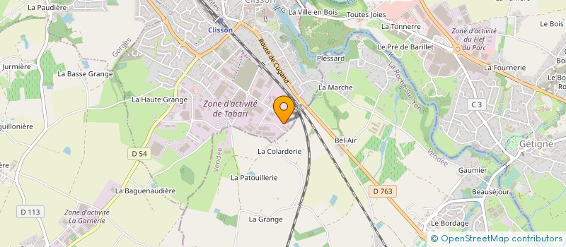 localisation de l'entreprise PHONEME à CLISSON