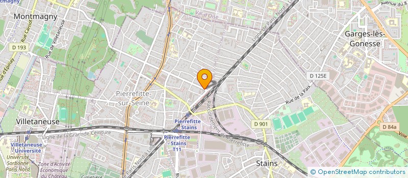 localisation de l'entreprise PHONEPRESSE à PIERREFITTE-SUR-SEINE