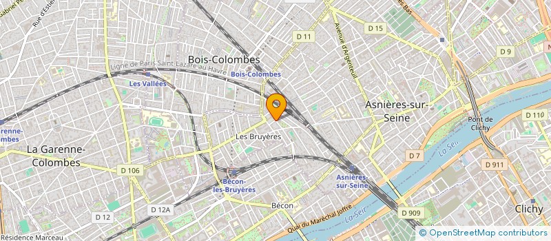 localisation de l'entreprise PHONETEL IMPRIM à ASNIERES-SUR-SEINE
