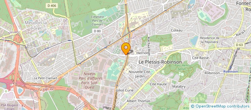 localisation de l'entreprise PHONEX à LE PLESSIS-ROBINSON