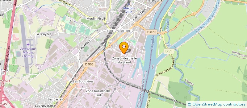 localisation de l'entreprise PHONEXPORT  MACON