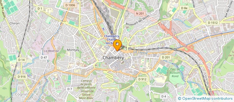 localisation de l'entreprise PHONEXPRESS  CHAMBERY