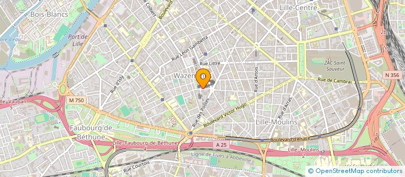 localisation de l'entreprise PHONICA à LILLE