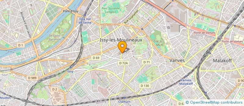 localisation de l'entreprise PHONICARE à ISSY-LES-MOULINEAUX