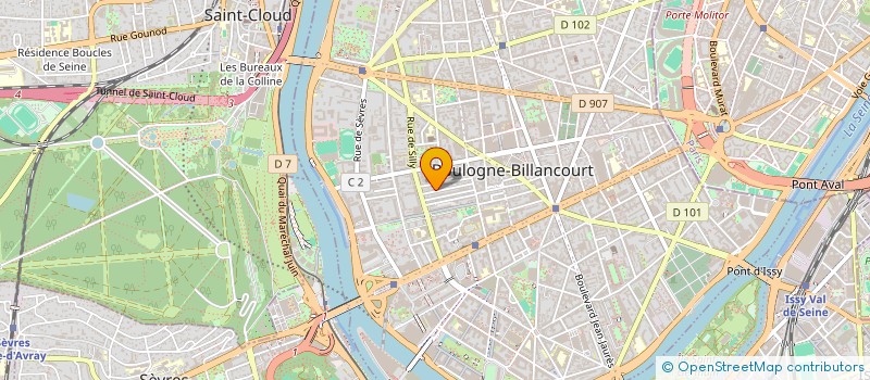 localisation de l'entreprise PHONIE AND CO à BOULOGNE-BILLANCOURT