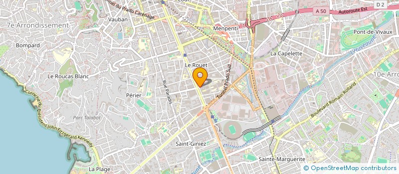 localisation de l'entreprise PHONIE TELECOM à MARSEILLE