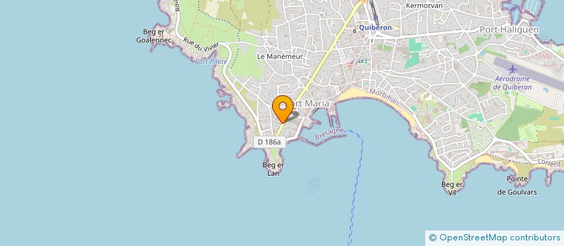 localisation de l'entreprise PHONIK  QUIBERON