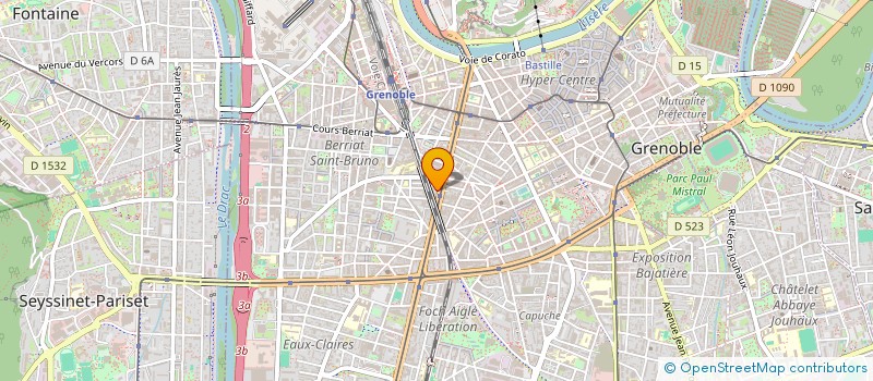 localisation de l'entreprise PHONING + à GRENOBLE