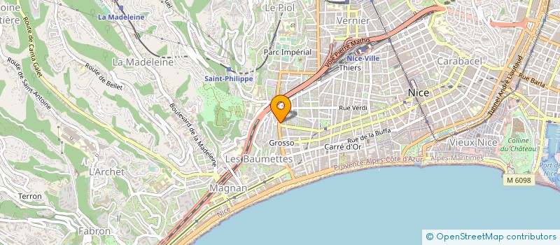 localisation de l'entreprise PHONING SCHOOL à NICE