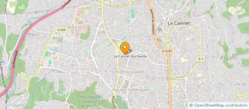 localisation de l'entreprise PHONING SUD EST à LE CANNET