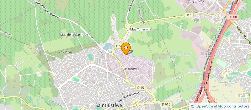 localisation de l'entreprise PHONIPRO  SAINT-ESTEVE