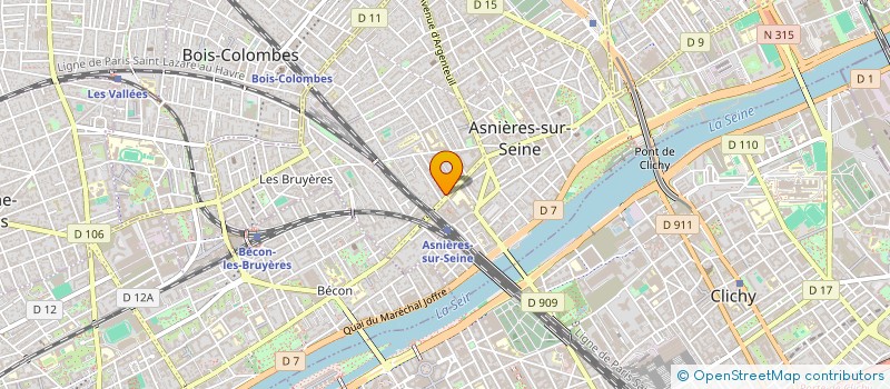 localisation de l'entreprise PHONOLA à ASNIERES-SUR-SEINE