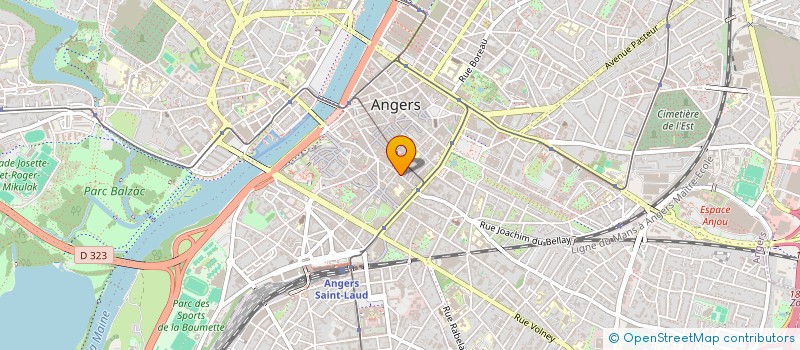 localisation de l'entreprise PHONTEL CITY à ANGERS