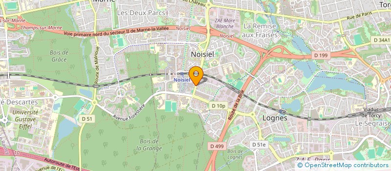 localisation de l'entreprise PHORPHY'LOISIRS à NOISIEL