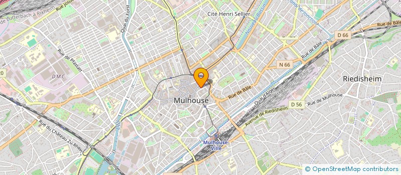 localisation de l'entreprise PHORUS SAS  MULHOUSE