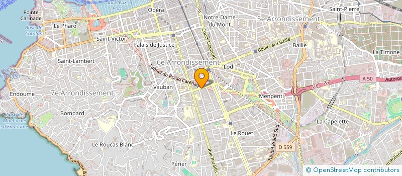 localisation de l'entreprise PHOSPHORENCE à MARSEILLE