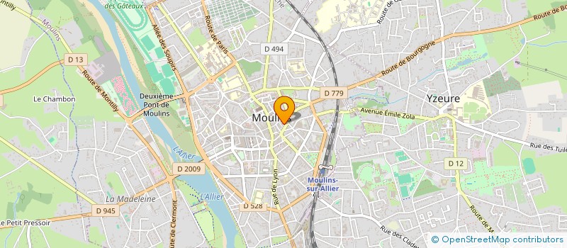 localisation de l'entreprise PHOT OSMOSE  MOULINS