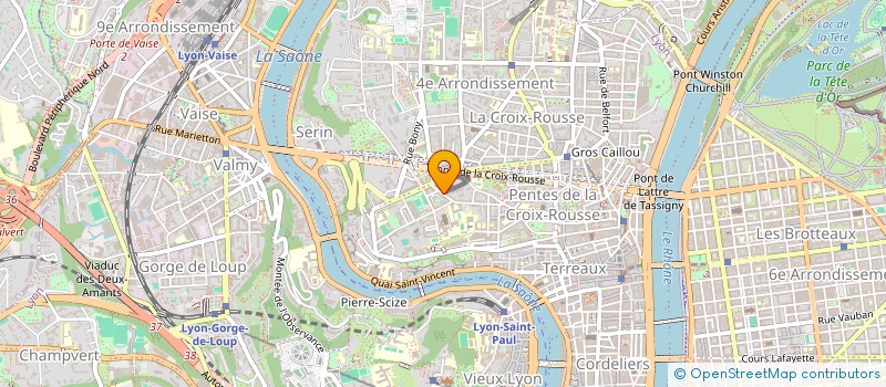 localisation de l'entreprise PHOTAGENCY à LYON
