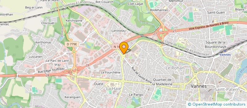 localisation de l'entreprise PHOTEXT SARL à VANNES