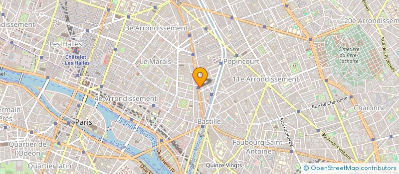 localisation de l'entreprise PHOTO BEAUMARCHAIS  PARIS