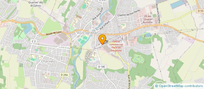 localisation de l'entreprise PHOTO BIZET  TIGNIEU-JAMEYZIEU