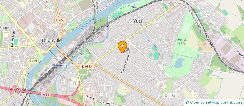 localisation de l'entreprise PHOTO - CINE CLUB SNCF DE THIONVILLE YUTZ  THIONVILLE