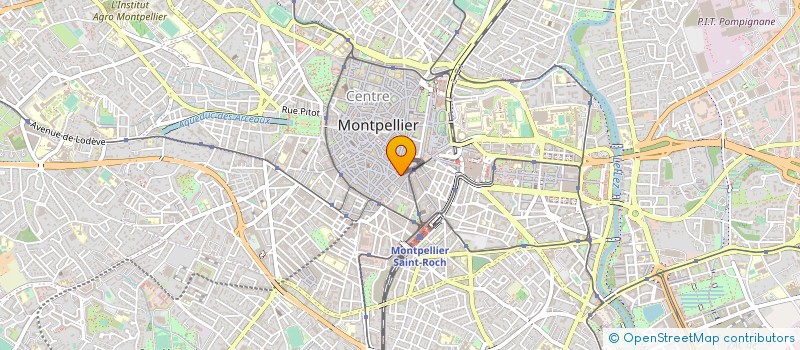 localisation de l'entreprise PHOTO CINE COMEDIE à MONTPELLIER