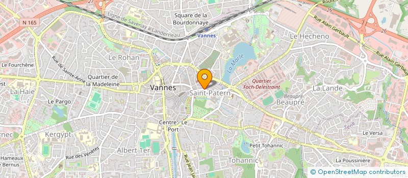 localisation de l'entreprise PHOTO CINE VIDEO SON LE NEVE  VANNES