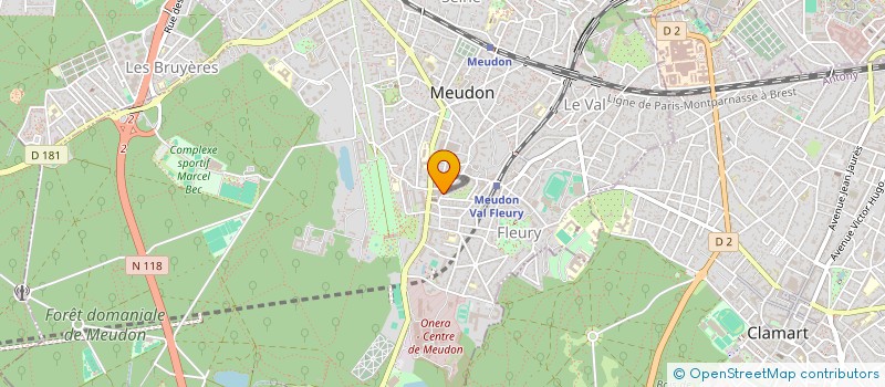 localisation de l'entreprise PHOTO CLUB AMATEUR DE MEUDON à MEUDON