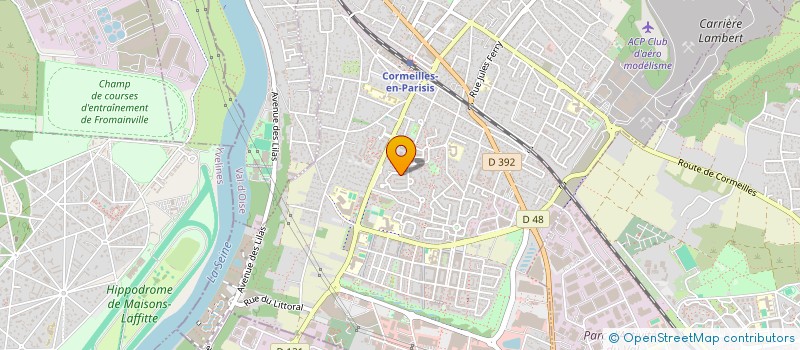 localisation de l'entreprise PHOTO-CLUB CORMEILLAIS  CORMEILLES-EN-PARISIS