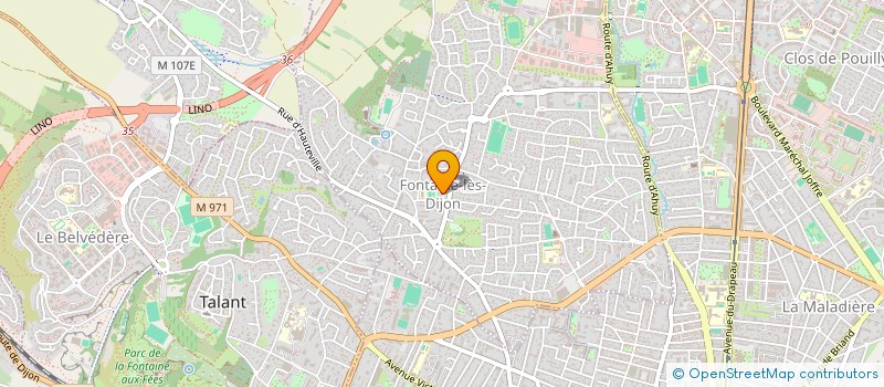 localisation de l'entreprise PHOTO CLUB DE FONTAINE LES DIJON  FONTAINE-LES-DIJON