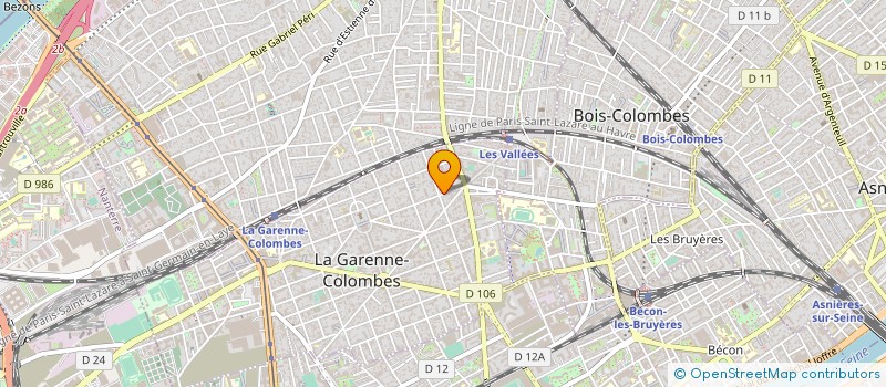 localisation de l'entreprise PHOTO-CLUB DE LA GARENNE-COLOMBES à LA GARENNE-COLOMBES