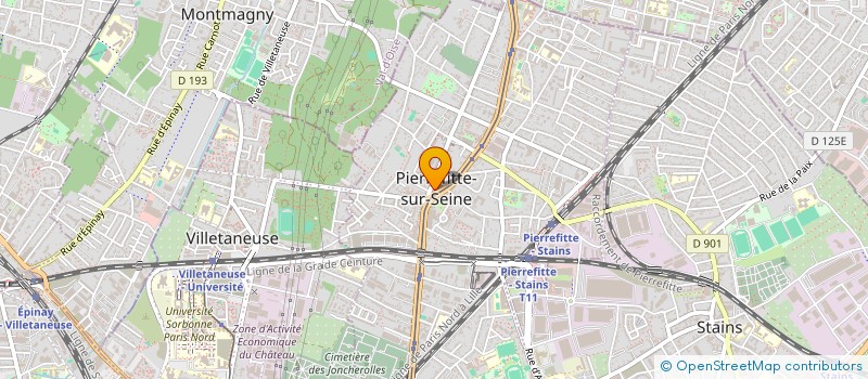 localisation de l'entreprise PHOTO-CLUB DE PIERREFITTE à PIERREFITTE-SUR-SEINE