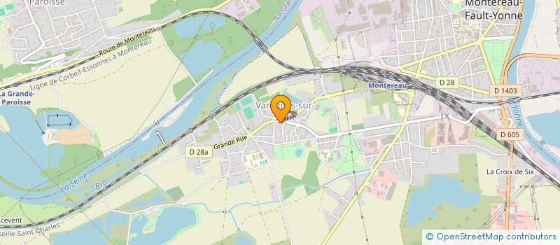 localisation de l'entreprise PHOTO CLUB DE VARENNES  VARENNES-SUR-SEINE