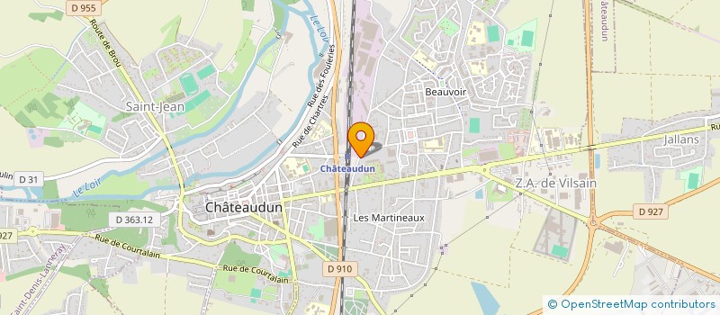 localisation de l'entreprise PHOTO CLUB DUNOIS à CHATEAUDUN