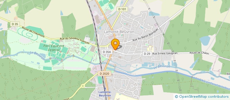 localisation de l'entreprise PHOTO-CLUB LAMOTTOIS  LAMOTTE-BEUVRON
