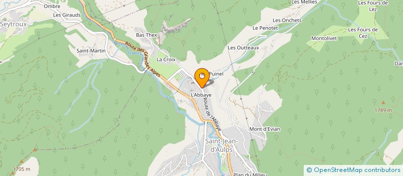 localisation de l'entreprise PHOTO CLUB PHOTAULPS  SAINT-JEAN-D'AULPS