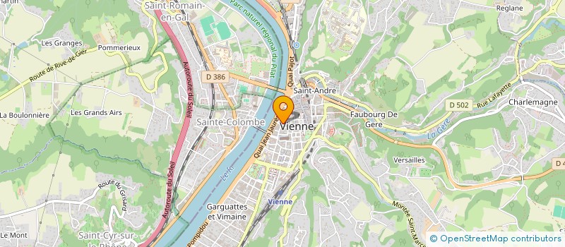 localisation de l'entreprise PHOTO CLUB VIENNOIS  VIENNE
