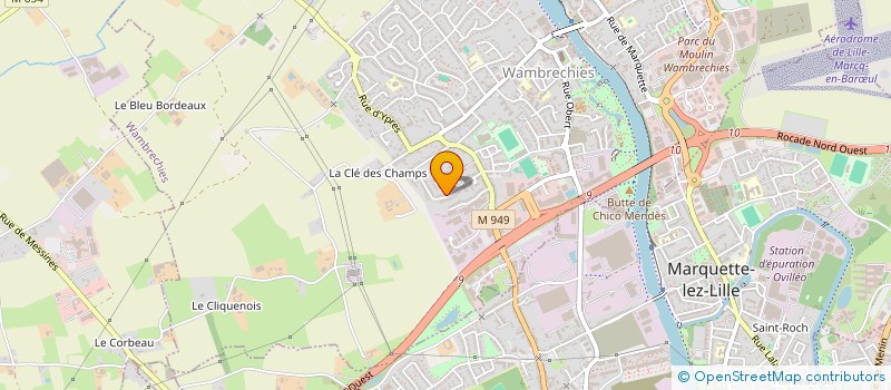 localisation de l'entreprise PHOTO-CLUB WAMBRECITAIN  WAMBRECHIES