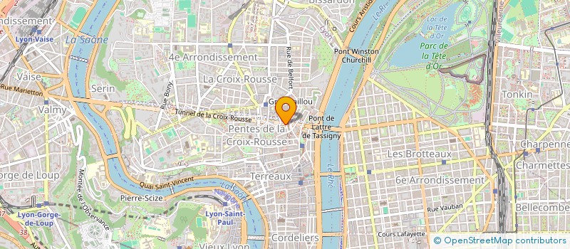 localisation de l'entreprise PHOTO ET GRAPHISME à LYON