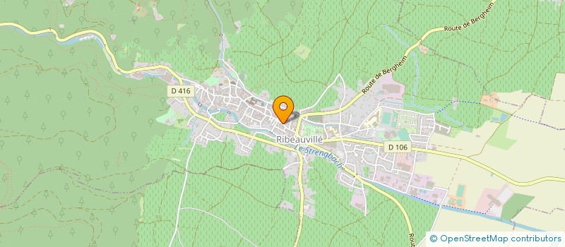 localisation de l'entreprise PHOTO KUGLER - EDITIONS RIBO  RIBEAUVILLE