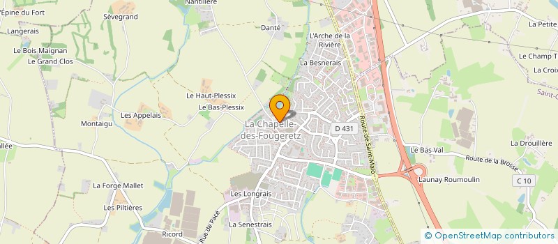 localisation de l'entreprise PHOTO LOISEAU  MELESSE