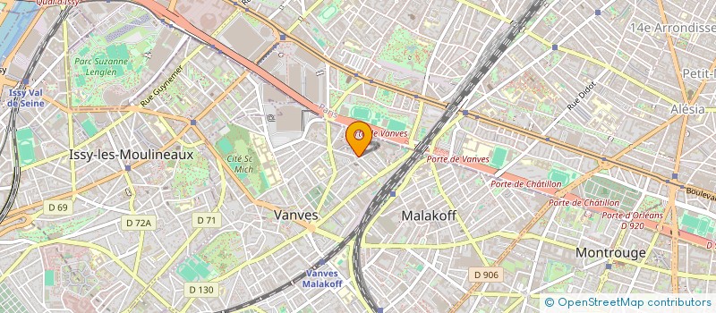 localisation de l'entreprise PHOTO LOISIRS  VANVES