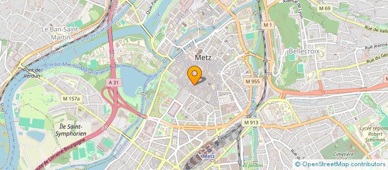 localisation de l'entreprise PHOTO PALACE  METZ