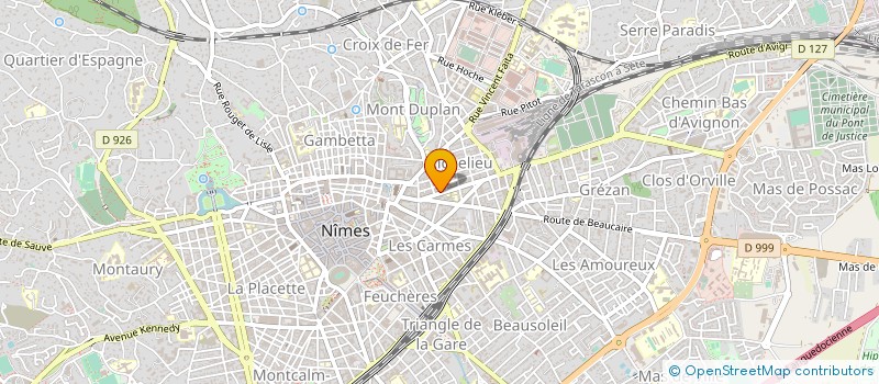 localisation de l'entreprise PHOTO PIAT à NIMES