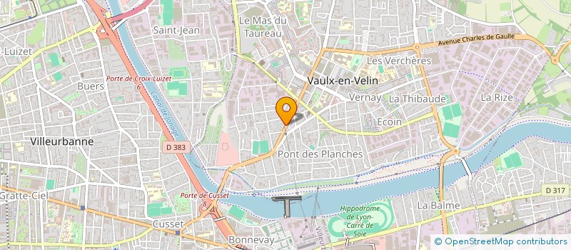 localisation de l'entreprise PHOTO PLUSS  VAULX-EN-VELIN